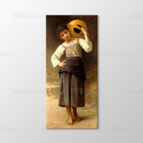 Jeune Fille Allant A La Fontain Tablo