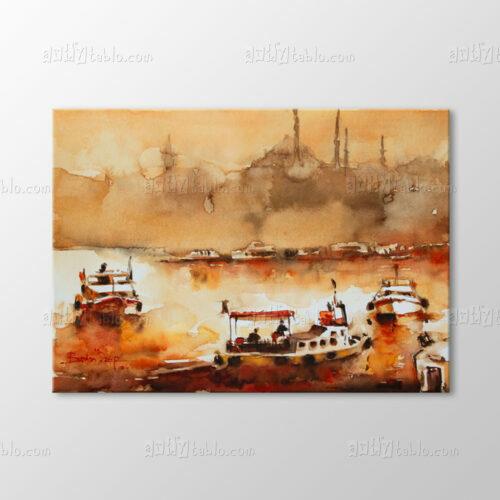 Suluboya Tekneler ve İstanbul Tablo