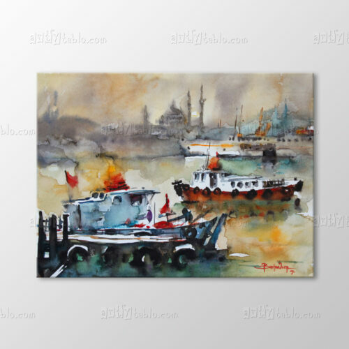 Suluboya Tekneler ve İstanbul Tablo