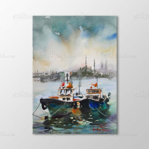 Suluboya Tekneler ve İstanbul Tablo