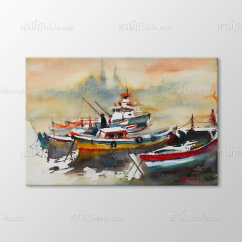Suluboya Tekneler ve İstanbul Tablo