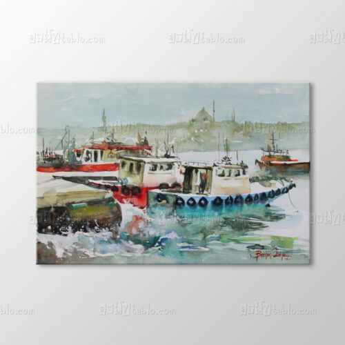 SuluboyaTekneler ve İstanbul Tablo