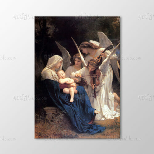 Bouguereau Song Of The Angels Tablo