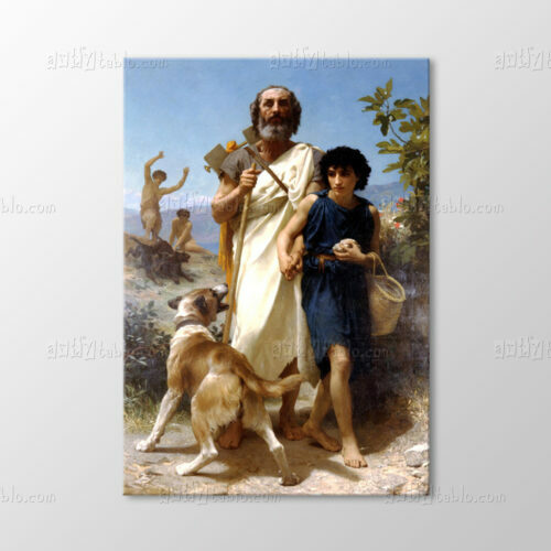 Homere Et Son Guide Tablo