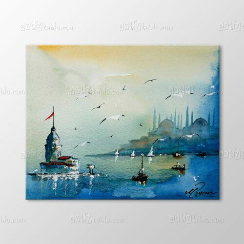 İstanbul Manzarası Tablo