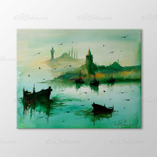 İstanbul Manzarası Tablo