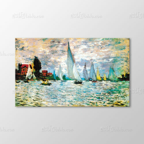 Dönen Havada Tekneler Argenteuil Tablo