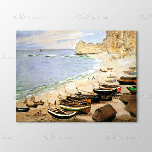 Etretat'da Tekneler Tablo