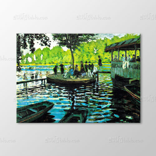 La Grenouillere, 1869 Tablo