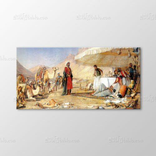 Sina Çölünde Kamp 1842 Tablo