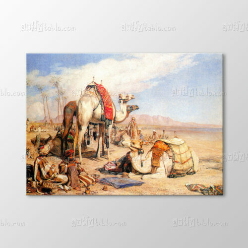 Çölde Mola 1855 Tablo