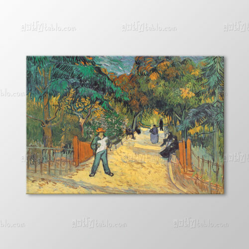 Entrance To Public Garden İn Arles Tablo
