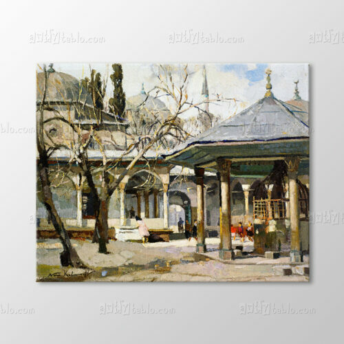 Şadırvan Başında Tablo