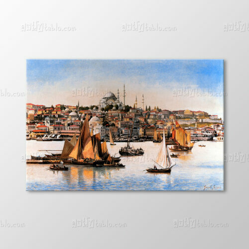 Boğazda Yelkenler Tablo