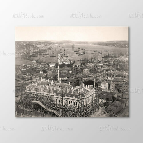 Beyazıt Kulesinden Boğaziçi, 1868 Tablo