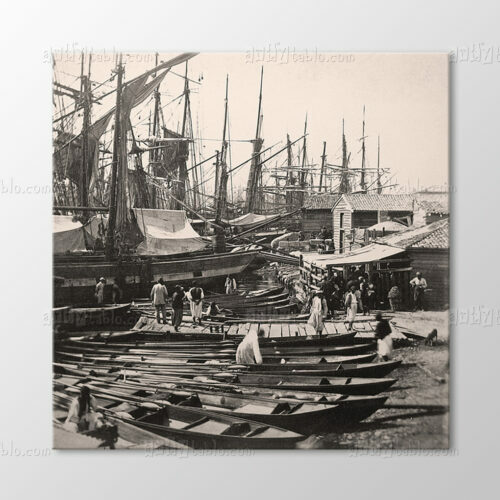 Beşiktaş Firewood Pier, 1870 Tablo