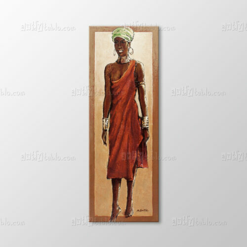African Woman Tablo