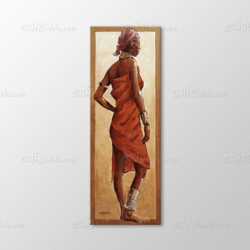 African Woman Tablo