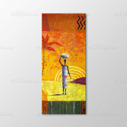 African Woman Tablo