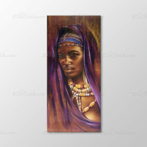 Afrikalı Kadın Tablo