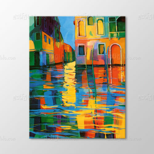 Colourful Canal Tablo