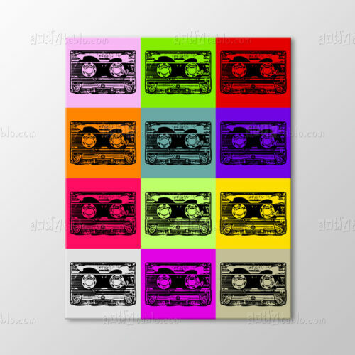 Colourful Casettes Tablo