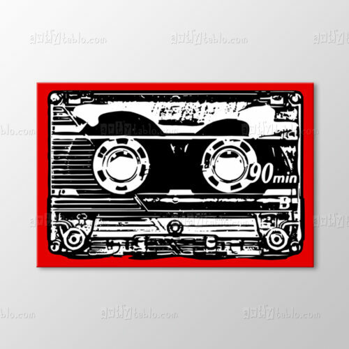 Vintage Casette Tablo