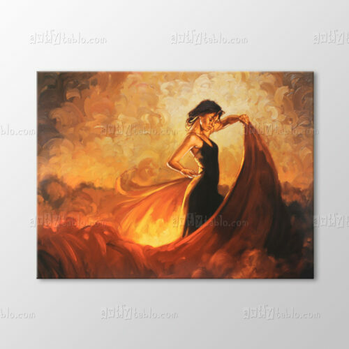 Woman in Black Tablo