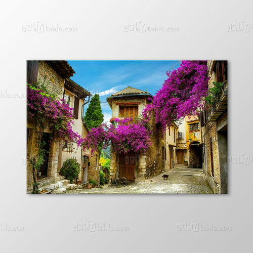 Provence Sokakları Tablo