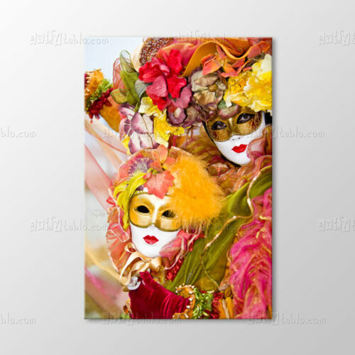 Karnaval Maskeleri Tablo