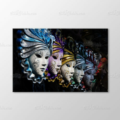 Karnaval Maskeleri Tablo