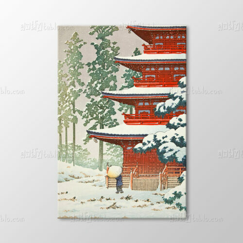 Saishoin Temple in Snow Tablo