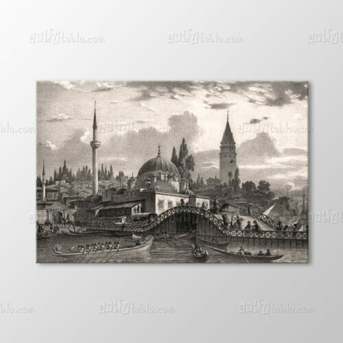 Galata'da Köprü Girişi Tablo