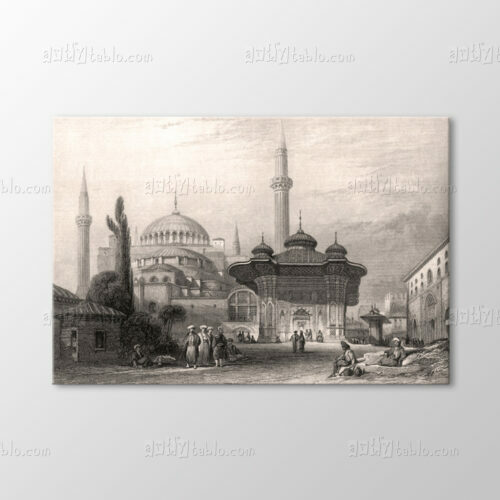 Ayasofya Camii ve 3. Ahmet Çeşmesi Tablo
