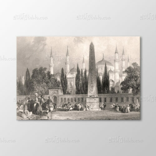 Sultanahmet Camii ve Dikilitaş Tablo