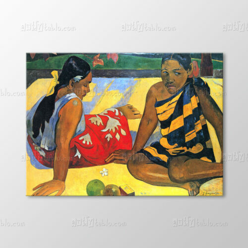 Zwei Frauen Von Tahiti Tablo