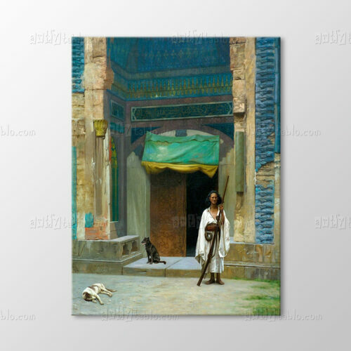 Portrait of a Green Mosque Tablo