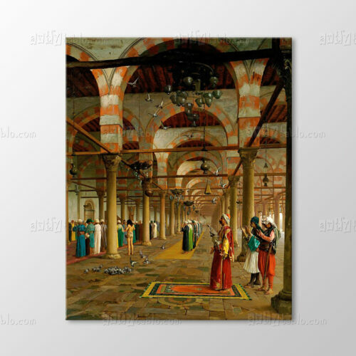 Prayer in the Mosque Tablo
