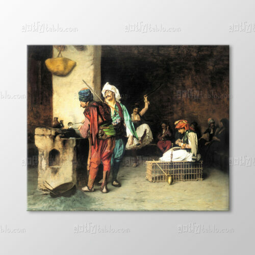 Kahire'de Kahvehane 1883 Tablo