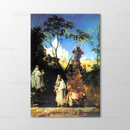 İncir Ağacı Kaynağı Cezayir 1867 Tablo