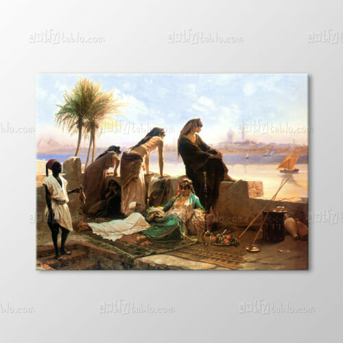 Nil Kenarında Bir Teras 1878 Tablo