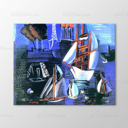 Boats İn Le Havre Tablo