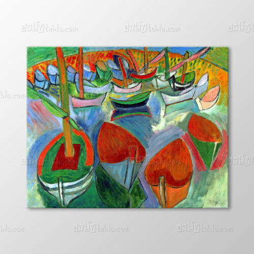 The Boats At Martigues Tablo