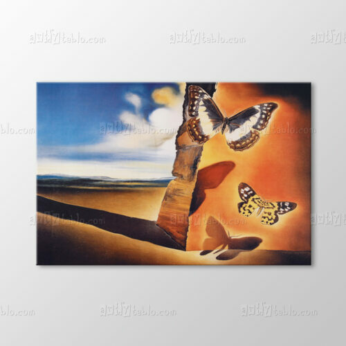Paysage Aux Papillons Tablo