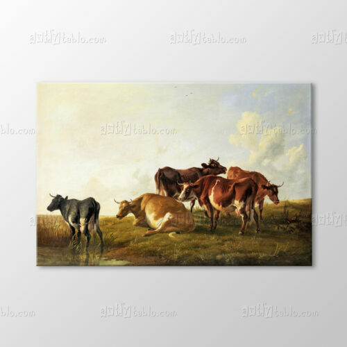 Cattle in The Pasture Tablo