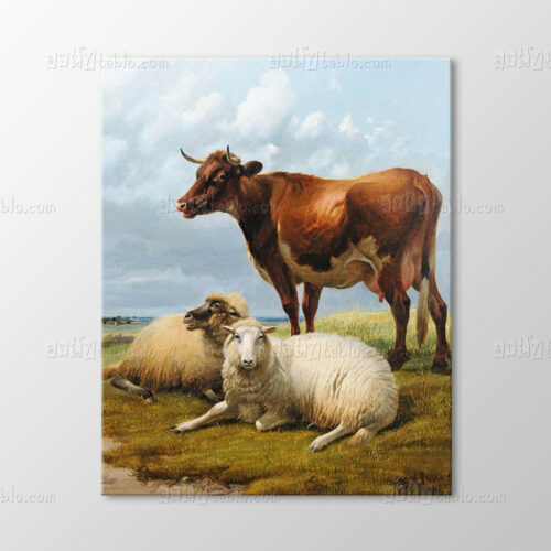 Friends in a Meadow Tablo