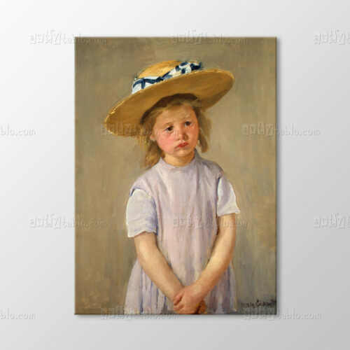 Child in a Straw Hat Tablo