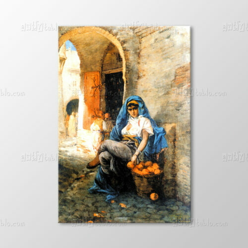 Portakal Satıcısı Tablo