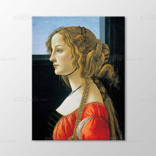 Portrait Of Simonetta Vespucci Tablo