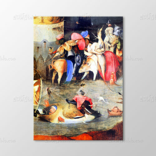 The Temptations Of Saint Anthony The Central Panel Tablo